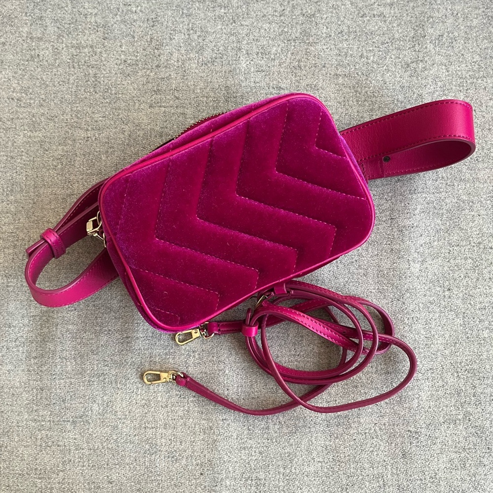 Sandro Magenta Belt Bag